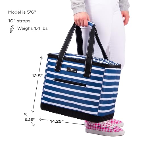 SCOUT The Stiff One - Large, Soft, Lightweight, Insulated Cooler with Hard Bottom, Beach, Family, Travel, Picnic Cooler - color: Catch of the Day
