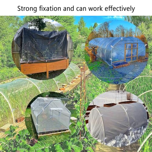 40 PCS Garden Clips, 2.1 inch Clothes pins,Heavy Duty Stainless Steel Greenhouse Clamps, Greenhouse Clips for Netting, Fix Plant Cover Shade Cloth Netting Tarp, Tight Grip Garment Clips - color: 2.1 Inch(40 Pack), size: 2.1 inch
