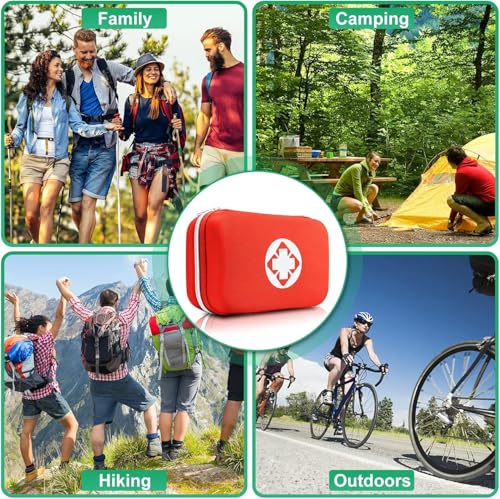 Car First Aid Kits 275Pcs Survival Gear Home Travel Size Small Emergency Kit Tactical Hiking EVA Camping Essentials Backpack Sports Office Boat Urgent Accident - style: 275Pcs