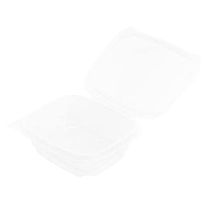 Restaurantware Thermo Tek 12 Ounce Deli Food Containers 100 Anti-Fog Hinged Lid Containers - Freezable Rectangle Clear Plastic To Go Food Containers Disposable - size: 12 oz