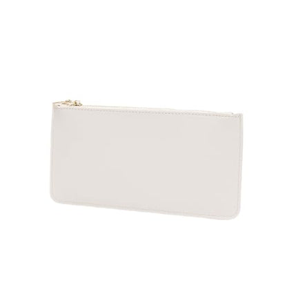 Pencil Pen Case Stationery Case Pouch Bag (Beige,Faux leather) - color: Beige/FL