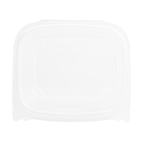 Restaurantware Thermo Tek 16 Ounce Deli Food Containers 100 Anti-Fog Hinged Lid Containers - Freezable Rectangle Clear Plastic To Go Food Containers Disposable - size: 16 oz