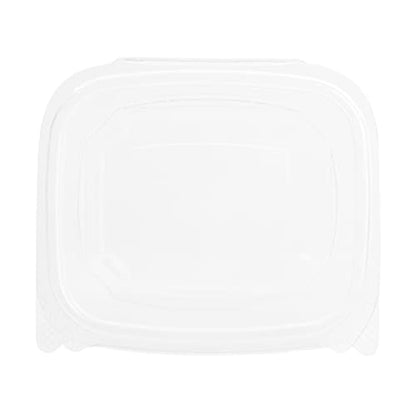 Restaurantware Thermo Tek 16 Ounce Deli Food Containers 100 Anti-Fog Hinged Lid Containers - Freezable Rectangle Clear Plastic To Go Food Containers Disposable - size: 16 oz