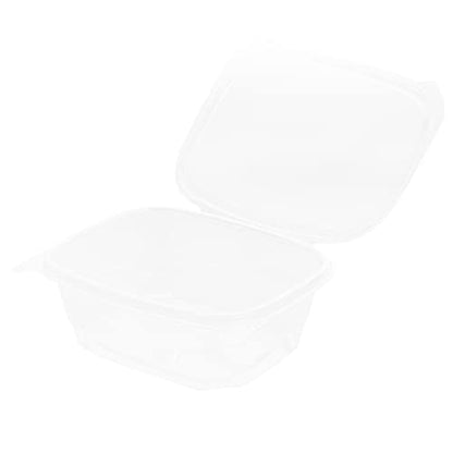Restaurantware Thermo Tek 32 Ounce Deli Food Containers 100 Anti-Fog Hinged Lid Containers - Freezable Rectangle Clear Plastic To Go Food Containers Disposable - size: 32 oz