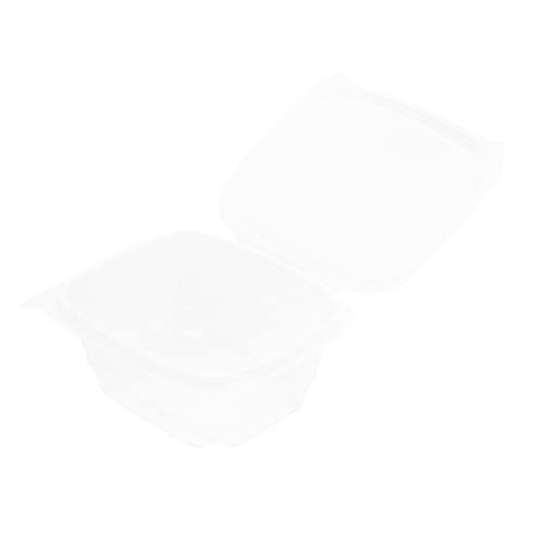 Restaurantware Thermo Tek 16 Ounce Deli Food Containers 100 Anti-Fog Hinged Lid Containers - Freezable Rectangle Clear Plastic To Go Food Containers Disposable - size: 16 oz