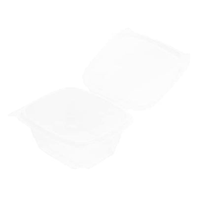 Restaurantware Thermo Tek 16 Ounce Deli Food Containers 100 Anti-Fog Hinged Lid Containers - Freezable Rectangle Clear Plastic To Go Food Containers Disposable - size: 16 oz