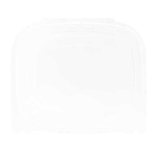 Restaurantware Thermo Tek 32 Ounce Deli Food Containers 100 Anti-Fog Hinged Lid Containers - Freezable Rectangle Clear Plastic To Go Food Containers Disposable - size: 32 oz