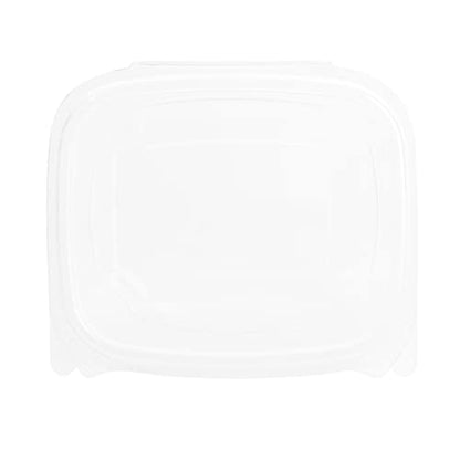 Restaurantware Thermo Tek 12 Ounce Deli Food Containers 100 Anti-Fog Hinged Lid Containers - Freezable Rectangle Clear Plastic To Go Food Containers Disposable - size: 12 oz