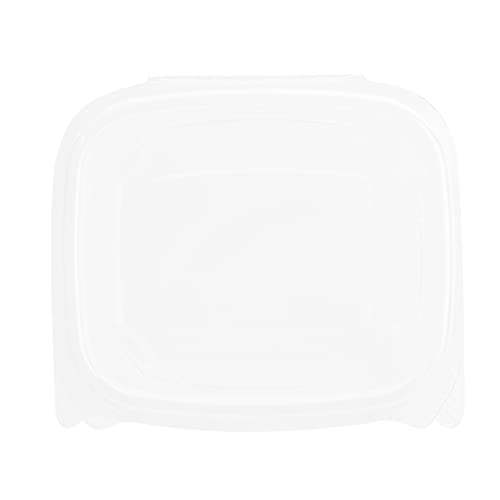 Restaurantware-Thermo Tek 8 Ounce Clamshell Containers, 100 Anti-Fog To Go Food Containers - Freezable, Rectangle, Clear Plastic Food Packaging Containers, Disposable - size: 8 oz