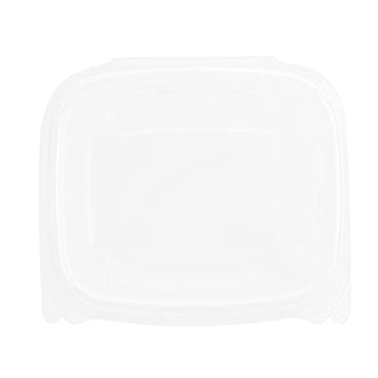 Restaurantware-Thermo Tek 8 Ounce Clamshell Containers, 100 Anti-Fog To Go Food Containers - Freezable, Rectangle, Clear Plastic Food Packaging Containers, Disposable - size: 8 oz