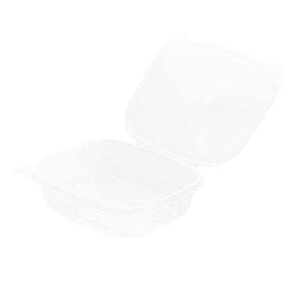 Restaurantware Thermo Tek 24 Ounce Deli Food Containers 100 Anti-Fog Hinged Lid Containers - Freezable Rectangle Clear Plastic To Go Food Containers Disposable - size: 24 oz