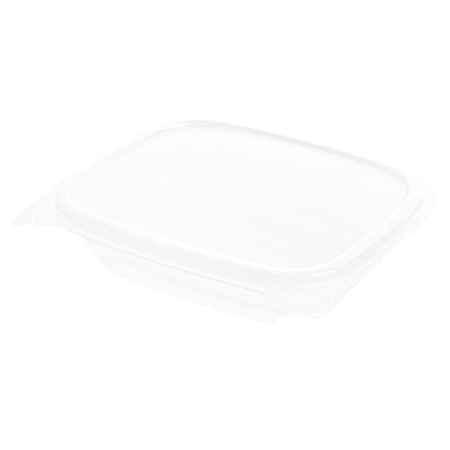 Restaurantware-Thermo Tek 8 Ounce Clamshell Containers, 100 Anti-Fog To Go Food Containers - Freezable, Rectangle, Clear Plastic Food Packaging Containers, Disposable - size: 8 oz