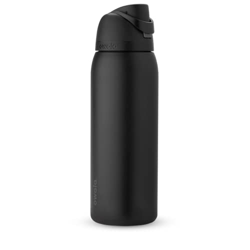Owala FreeSip Insulated Stainless Steel Water Bottle with Straw, BPA-Free Sports Water Bottle, Great for Travel, 40 Oz, Very, Very Dark - color: Very, Very Dark, size: 40 Ounces