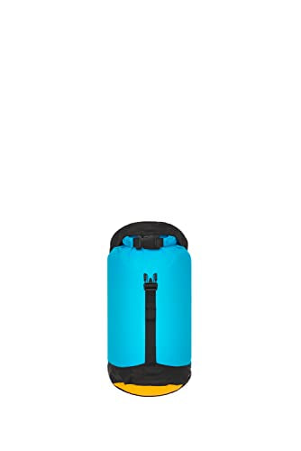 Sea to Summit eVac Ultra-Lightweight Compression Dry Bag, Waterproof Dry Storage, 5 Liter, Atoll Blue - color: Atoll Blue, style: 5 Liter