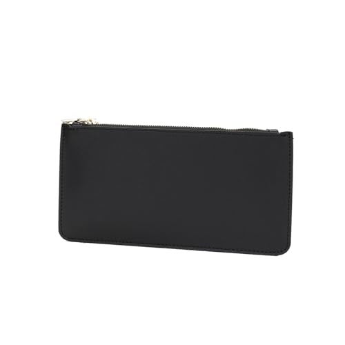 Pencil Pen Case Stationery Case Pouch Bag (Black,Faux leather) - color: Black/FL