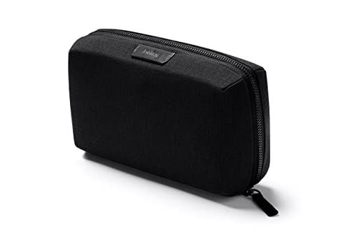 Bellroy Tech Kit (Tech Accessories Organizer Pouch, Zipper Closure Design, Stores Power Bank, Phone Charger, Cables & More, Internal) - color: BLACK