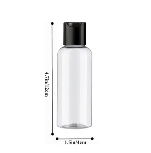 10 Pack Leakproof 3.4 Oz Travel Bottles - Refillable Empty Plastic Cosmetic Containers for Toiletries Shampoo Lotions Cream