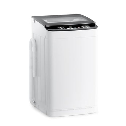 Auertech 28 lbs Portable Washing Machine, Fully Automatic Portable Washer with LED Display, 10 Wash Cycles, 5 Water Levels, 24H Delays, Top Load Washing Machine for Apartment, RV, Dorm, Home - size: 28 lbs