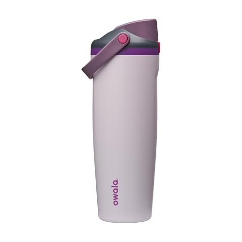 Owala FreeSip Sway Insulated Stainless Steel Water Bottle with Two-Way Spout, Built-In Straw and Bucket Handle, Made for Travel, School, and Sports, 30oz, BPA Free, Leak Proof, Dreamy Field - color: Dreamy Field, size: 30 Ounces