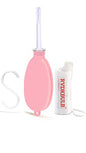 Reusable Silicone Travel Douche Bag - Vaginal Douche for Women, Pocket Size, 24 Fl Oz Capacity, Pink
