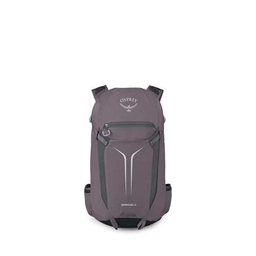 Osprey Sportlite 22L Lightweight Hiking Backpack for Men and Women - Everyday Hiking Bag - Travel Daypack, Graphite Purple - color: Graphite Purple, style: 22l