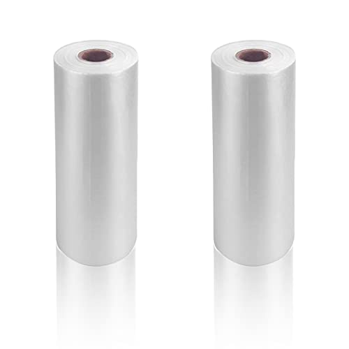9527 Product 12" x 16" Clear Plastic Produce Bag, Food Storage Bag on a Roll, 350 Bags One Roll (2 Rolls), Freeze/Heat Clear Bag for Bread, Meat, Vegetables, Fruits - color: 12 x 20, size: 2 Rolls