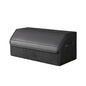 car organizers and storage for SUV,trunk organizer for sedan, leather foldable sleek box with lid,collapsible cargo bins, tool accessories containers,Collapsible Suede velvet (22 inch Covered) - size: 22 inch Covered
