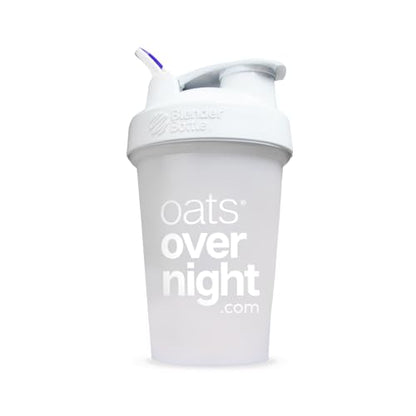 Oats Overnight BlenderBottle – Shaker Cup with Secure Pop Cap & Fill Line, Dishwasher Safe – Mixing Cup, Protein Shakes, Oatmeal, Breakfast On-the-Go & Travel - color: Purple