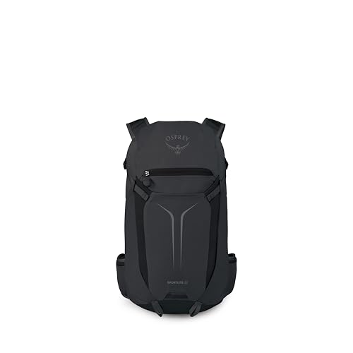 Osprey Sportlite 22L Lightweight Hiking Backpack for Men and Women - Everyday Hiking Bag - Travel Daypack, Raven Black - color: Raven Black, style: 22l