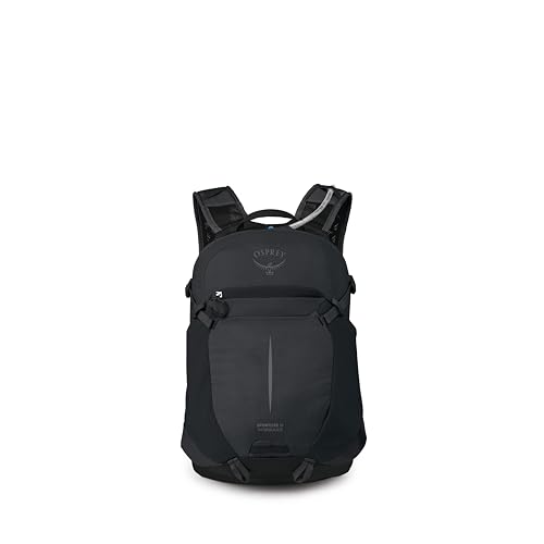 Osprey Sportlite Lightweight Hiking Backpack with Hydraulics Reservoir for Men & Women - Everyday Hydration Travel Bag - color: Raven Black, style: 15l