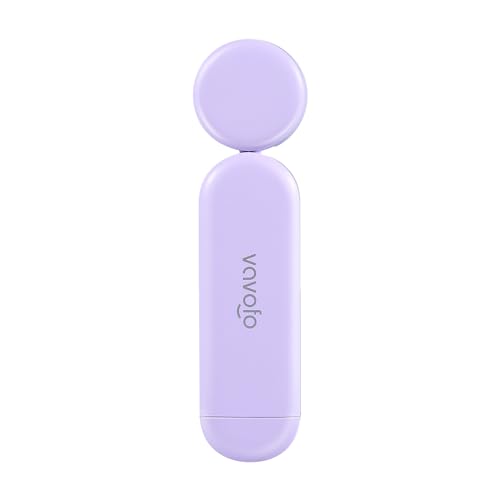 VAVOFO USB Rechargeable Book Light, Blue Light Blocking, Amber Clip On Bookmark Reading Light for Bookworms with Eye Care 6 LED Modes - color: Purple