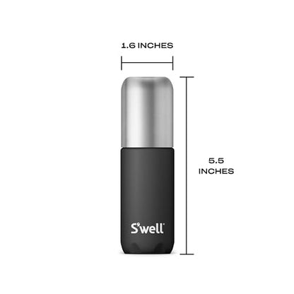 S'well 3.4oz Travel Bottle Set, Includes 3 Lightweight and Recyclable Aluminum Bottles, Leakproof Pumps For Shampoo, Conditioner, Body Wash, Lotions, Sanitizers, and More, TSA Carry On Approved