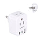 HANYCONY US to Japan Plug Adapter, Japan Power Travel Adpter with 2 Outlets 3 USB Ports(2 USB C), Type A Plug Adapter for Amercian USA to Japanese China Canada Mexico Philippines Peru - style: Type A - Japan USA China