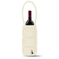 PUFT Puffer Wine Tote Bag – Insulated Wine Bottle Carrier for Bottles – Trendy Quilted Wine Bag - color: 1 Bottle Cream