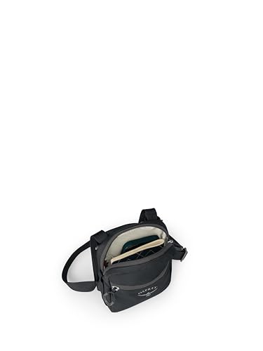 Osprey Daylite Small Crossbody Bag - Durable Sling Bag with Zipper Pockets for Everyday Carry - color: Black