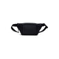 RAINS Bum Bag Mini - Black Waterproof Unisex Bum Bag for Men and Women - Black Sling Bag with Coated Zip Closure and Adjustable Strap - Water Repellent - 2 Year Warranty - size: Mini