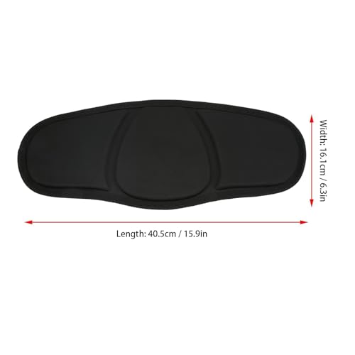 HERCHR Kayak Backrest, EVA Padded Kayak Seat Back Support Pad, Adjustable Portable Lumbar Cushioned Seat Pad for Canoe Boat Watersports Comfortable Lumbar Back Rest