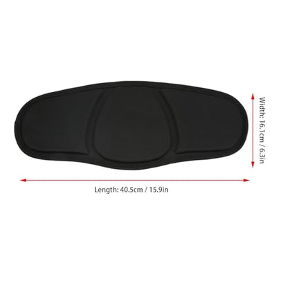 HERCHR Kayak Backrest, EVA Padded Kayak Seat Back Support Pad, Adjustable Portable Lumbar Cushioned Seat Pad for Canoe Boat Watersports Comfortable Lumbar Back Rest