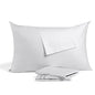 Toddler Travel Small Pillow Cases 12x16 Inch with Zipper Closure Pack of 2 Travel Pillow Cover 500 Thread Count 100% Egyptian Cotton Toddler Pillow case 12 x 16, Silver Grey - color: Silver Grey, size: Toddler 12x16