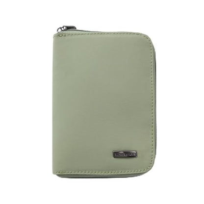 Travelon RFID Blocking Passport Zip Wallet - color: Moss