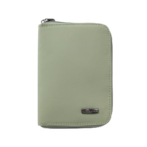 Travelon RFID Blocking Passport Zip Wallet - color: Moss