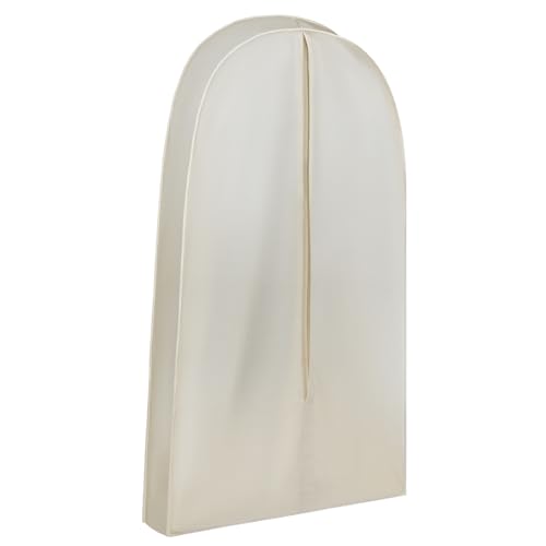 70 Inch Acid Free Cotton Muslin Suit Garment Bag Long Dress Suit Storage Box Closet Organizer for Suits, Coats, Travel Bag - size: 70 Inch