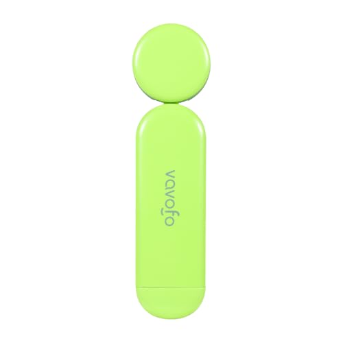 VAVOFO USB Rechargeable Book Light, Blue Light Blocking, Amber Light Clip On Bookmark Shaped Reading Light, Eye Care 6 LEDs Book Light for Bookworms Reading in Bed with 9 Lighting Modes (Neon Green) - color: Neon Green
