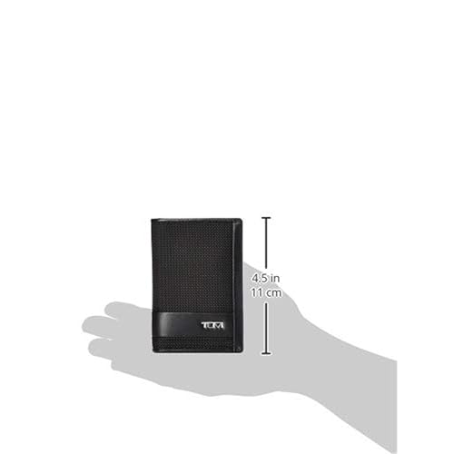 Tumi 01192274 ALPHA SLG Multi-Window Card Case Official Genuine Product, Black, One Size