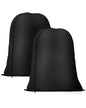OTraki Small Laundry Bag 16x20 Inch Laundry Sack Bag with Drawstring Closure 2 Pack Laundry Wash Bag Dirty Clothes Organizer Machine Washable for Camp Drying Do Not Exceed 176℉ Black - size: 16x20 inch