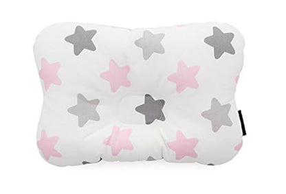 Soft Hypoallergenic Baby Head & Neck Support Organic Cotton Cover Machine Washable (Babystar Pink) - color: Babystar Pink
