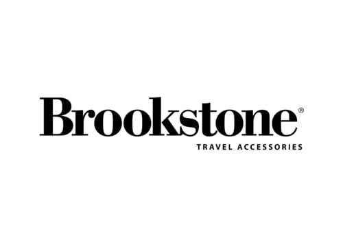 Brookstone 4-Piece Packing Cube Set Apparel Luggage Organizer and Shoe Bag, Travel Essentials, Navy
