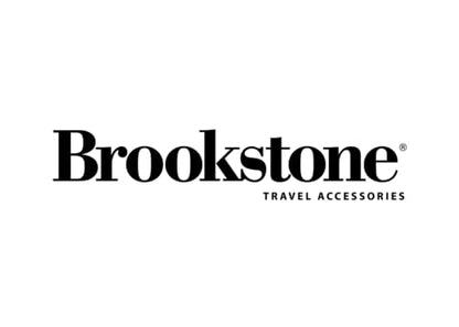 Brookstone 4-Piece Packing Cube Set Apparel Luggage Organizer and Shoe Bag, Travel Essentials, Navy
