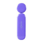 VAVOFO USB Rechargeable Book Light, Blue Light Blocking, Amber Light Clip On Bookmark Shaped Reading Light, Eye Care 6 LEDs Book Light for Bookworms Reading in Bed (Dark Purple) - color: Dark Purple