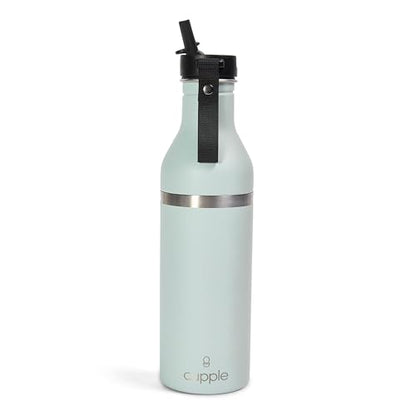 Tumbler, Stainless Steel 2-in-1 Travel Coffee Mug & Water Bottle, Leak Proof Insulated Cup for Hot & Cold Drinks, BPA Free, Fits Most Cup Holders (Sea Green) - color: Sea Green